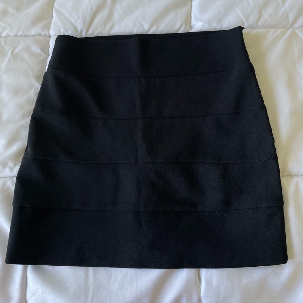 Simple Black Mini Skirt